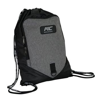 MuscleCloth Sackpack Siyah Gri Standart Spor Çanta