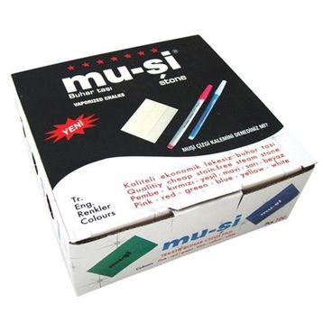 Muşi Musi-02 100 Adet Beyaz Sabun Çizgi Taşı