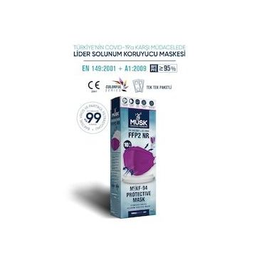 Musk FFP2 10'lu Mor Maske