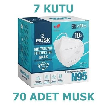Musk FFP2 N95 70'li Maske