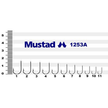 Mustad 1253-A No:1 100'lü Paket Olta İğnesi