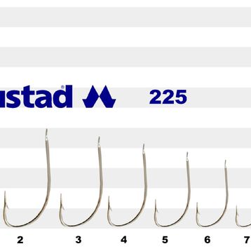 Mustad 225 No:8 50'li Paket İğne