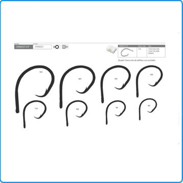 Mustad 39960 D 10-0 Galveniz 100'lü Olta İğnesi
