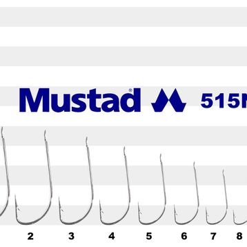 Mustad 515-N No:5 50'li Paket Olta İğnesi