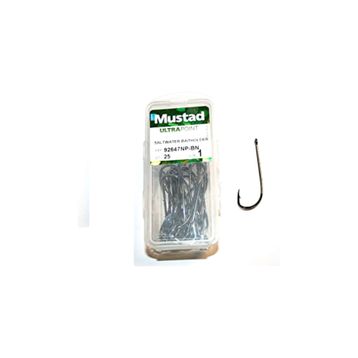 Mustad 92647 NPBN 3-0 Siyah 25'li Olta İğnesi