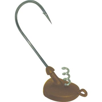 Mustad Elite Stand Up Jig Head No:3-0 3'lü 10 gr Mat Kahverengi İğne