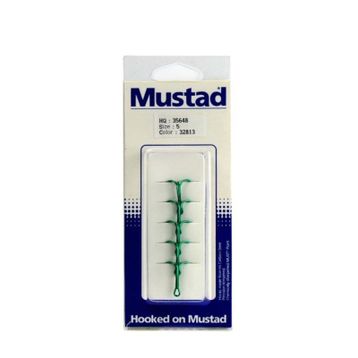 Mustad HQ:35648 No:5 Yeşil 3'lü Olta İğnesi