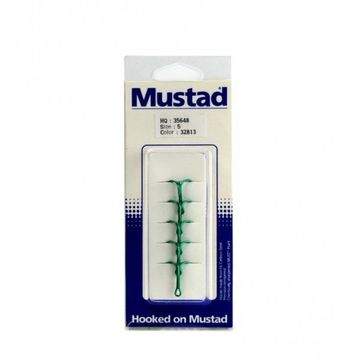 Mustad HQ:35648 No:5 Yeşil 3'lü Olta İğnesi