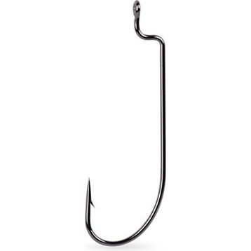Mustad Offset Worm 39121NP-BN Black Nıckel-No:2-0 - 7'li Olta İğnesi
