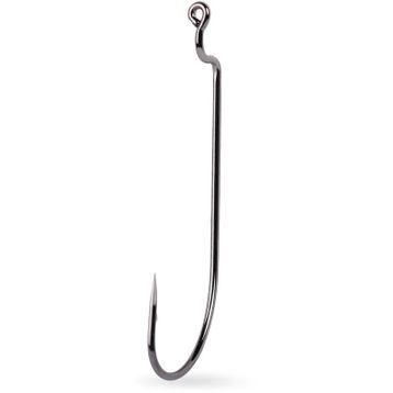 Mustad Offset Worm 39121NP-BN Black Nıckel-No:2-0 - 7'li Olta İğnesi