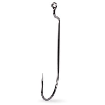 Mustad Offset Worm 39121NP-BN Black Nıckel-No:2-0 - 7'li Olta İğnesi