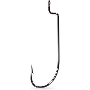 Mustad Offset Worm 39121NP-BN Black Nıckel-No:2-0 - 7'li Olta İğnesi