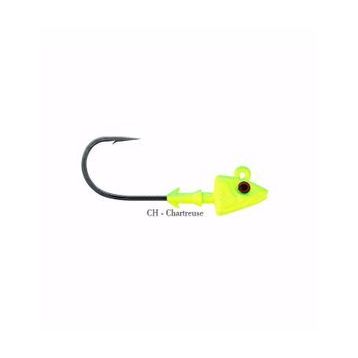 Mustad SD824 CH Chartreuse 10 gr 3'lü 3-0 Shad Jig Head