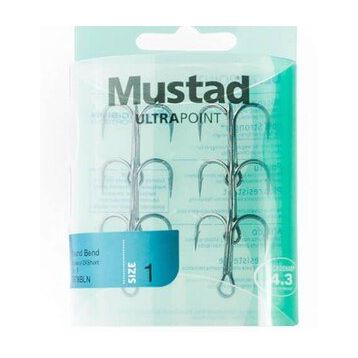 Mustad TR 78 BLN 1 Siyah 6'lı Olta İğnesi