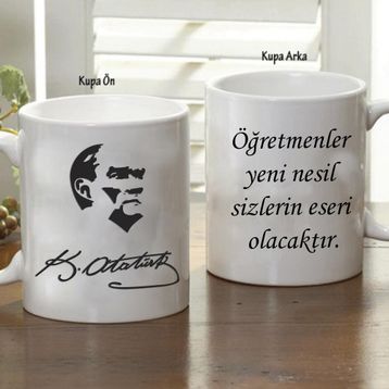 Mustafa Kemal Atatürk Kupa Bardak