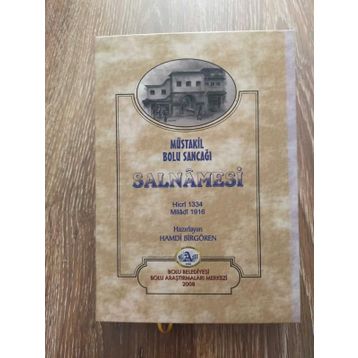 Müstakil Bolu Sancağı Salnamesi - Hamdi Birgören