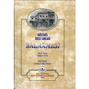 Müstakil Bolu Sancağı Salnamesi - Hamdi Birgören