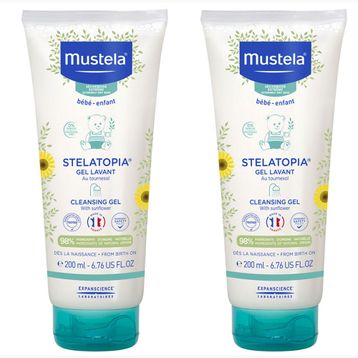 Mustela 200 ml 2 Kutu Stelatopia Cleansing Gel