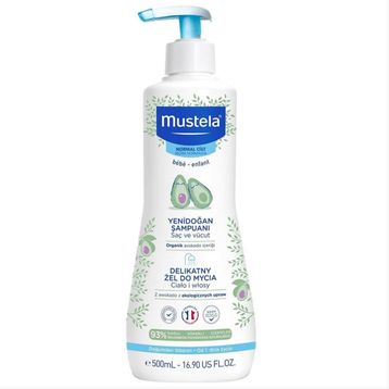Mustela Gentle Cleansing 500 ml Saç ve Vücut Bebek Şampuanı