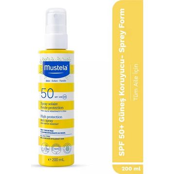 Mustela High Protection SPF 50 200 ml Sun Spray
