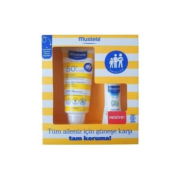 Mustela Hydra 50 ml Bebe Vücut Losyonu ve 200 ml SPF50+ Güneş Koruyucu