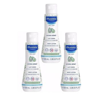 Mustela Hydra Bebe Body Crops 3x100 ml Bebek Losyonu