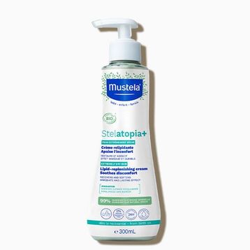 Mustela Stelatopia+ 300 ml Lipid Yenileyici Bebek Kremi