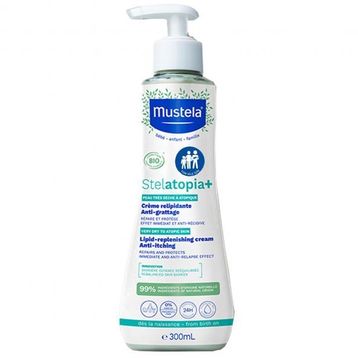 Mustela Stelatopia+ 300 ml Lipid Yenileyici Bebek Kremi