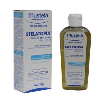 Mustela Stelatopia Milky Bath Oil 200 ML Çok Kuru-Atopik Ciltler İçin Banyo Yağı
