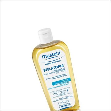 Mustela Stelatopia Milky Bath Oil 200 ML Çok Kuru-Atopik Ciltler İçin Banyo Yağı
