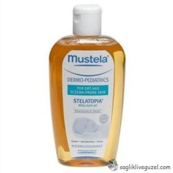 Mustela Stelatopia Milky Bath Oil 200 ML Çok Kuru-Atopik Ciltler İçin Banyo Yağı