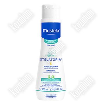 Mustela Stelatopia Milky Bath Oil 200 ML Çok Kuru-Atopik Ciltler İçin Banyo Yağı