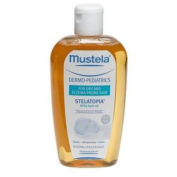 Mustela Stelatopia Milky Bath Oil 200 ML Çok Kuru-Atopik Ciltler İçin Banyo Yağı