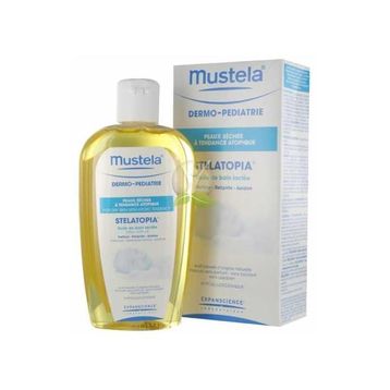 Mustela Stelatopia Milky Bath Oil 200 ML Çok Kuru-Atopik Ciltler İçin Banyo Yağı