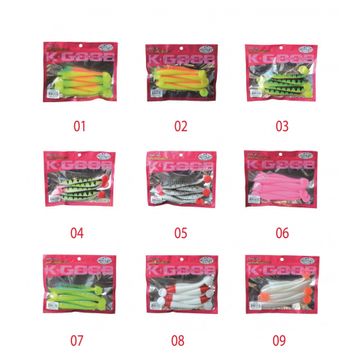 Mutant 3534 Typoon Soft 12 cm Levrek Silikonu 5'li Paket Suni Yem