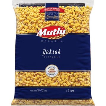 Mutlu 5 kg Yüksük Dökme Makarna