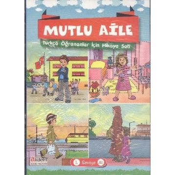 Mutlu Aile Türkçe Öğrenenler İçin Hikaye Seti - Abdurrahim Elveren