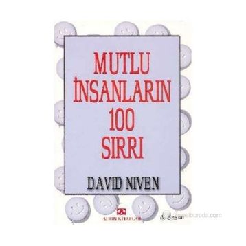 MUTLU İNSANLARIN 100 SIRRI - DAVID NIVEN