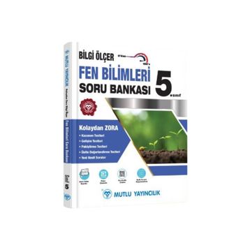 Mutlu Yayınları 5. Sınıf Fen Bilimleri Bilgi Ölçer Soru Bankası