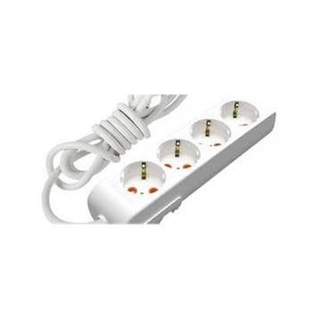 Mutlusan 001 175 410002 05 00 Ri-Tech 4'lü 5 m Topraklı Grup Priz