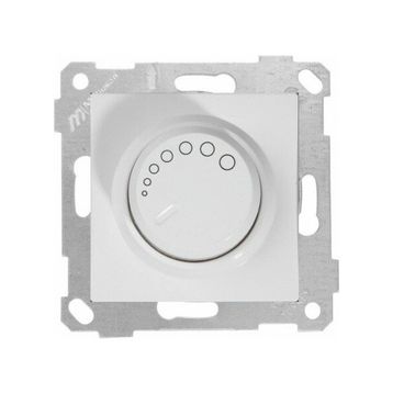 Mutlusan 2200 440 0201 Rita Mek Tuş RL Işıklı Dimmer 600W Beyaz Anahtar
