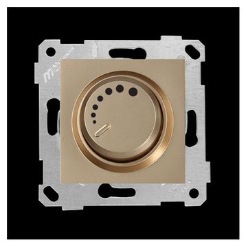 Mutlusan 600 W Çerçevesiz Rita Antik Altın Işıklı Dimmer