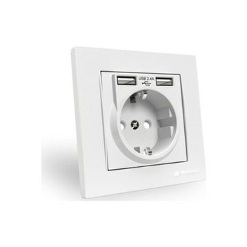 Mutlusan Çift Usb Topraklı Priz