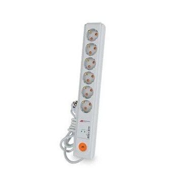 Mutlusan Ri-Tech 6'lı 1,5 mt Akım Koruma Usb'li Grup Priz