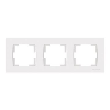 Mutlusan Rita 3'lü Beyaz Yatay Çerçeve