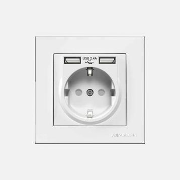 Mutlusan Rita USB Type-C Beyaz Priz