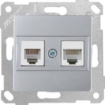 Mutlusan RJ12-CAT5E Rita Inox Priz
