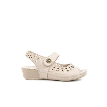 Muya 31130-045 Terra Krem Anatomik Taban Kadın Sandalet
