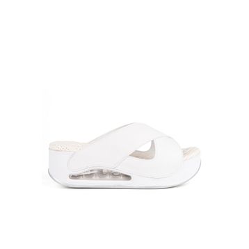 Muya 31210 Beyaz Penelope Anatomik Air Max Taban Kadın Terlik