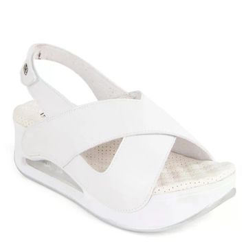 Muya 31213 Assos Airmax Beyaz Kadın Sandalet